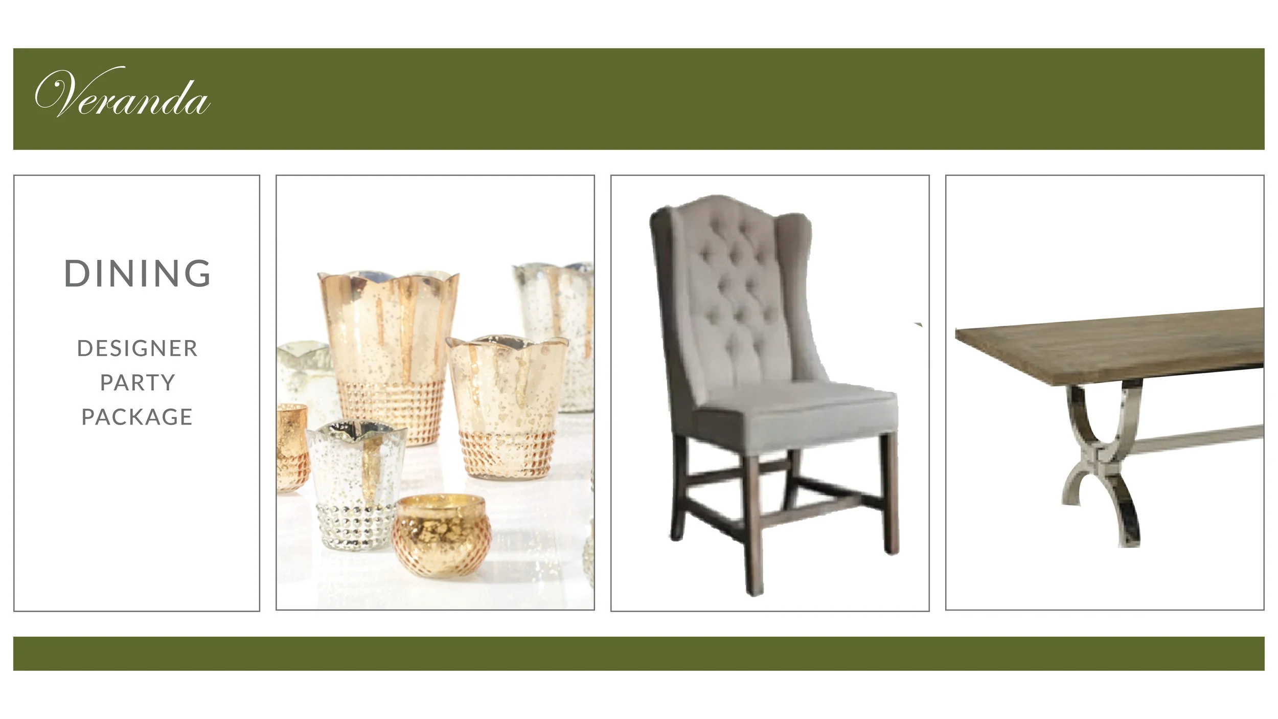 Veranda Dining Package