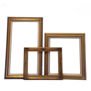 Set of 3 Assorted Frames | Gold