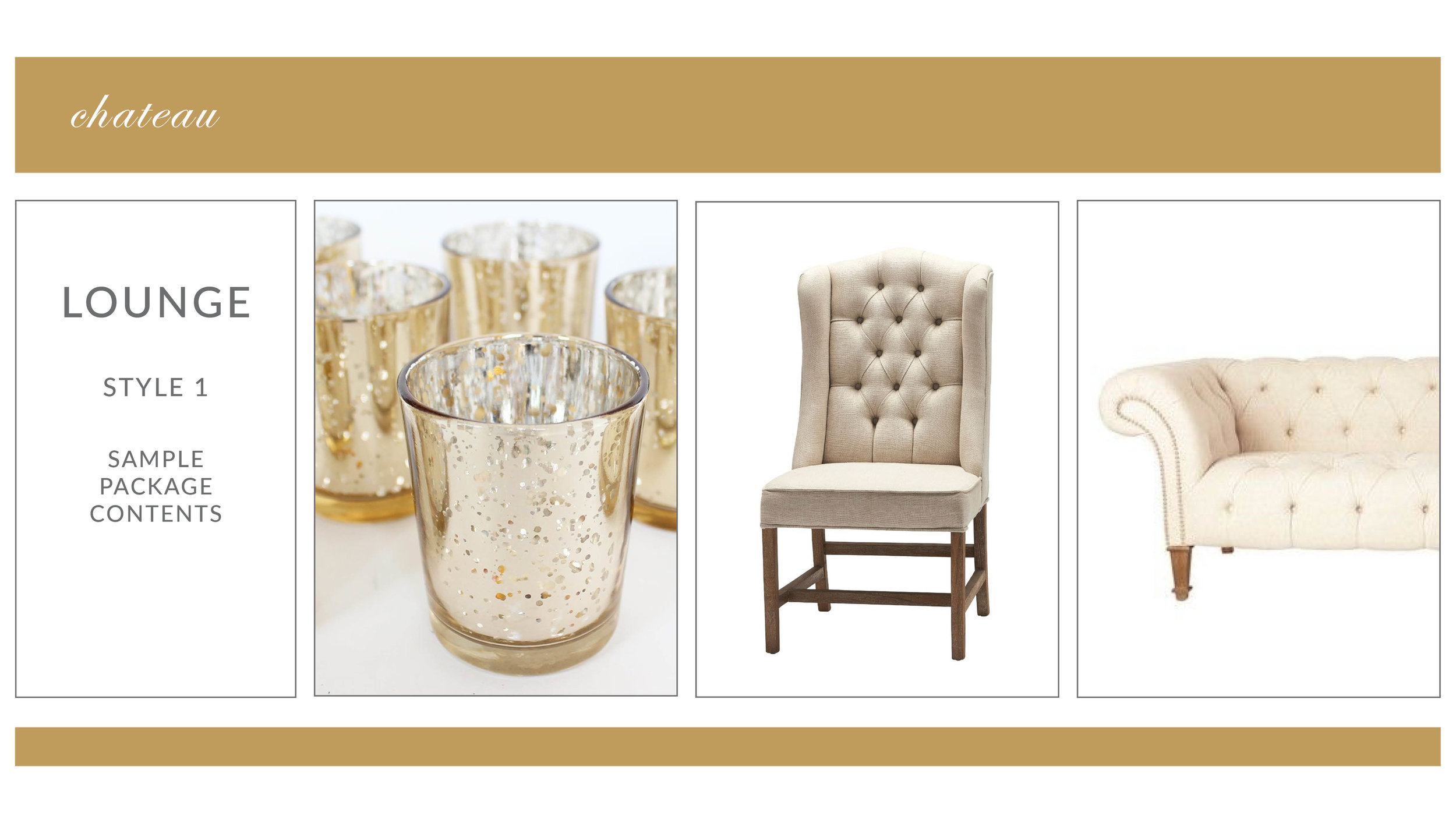 Chateau Lounge Package: Style 1