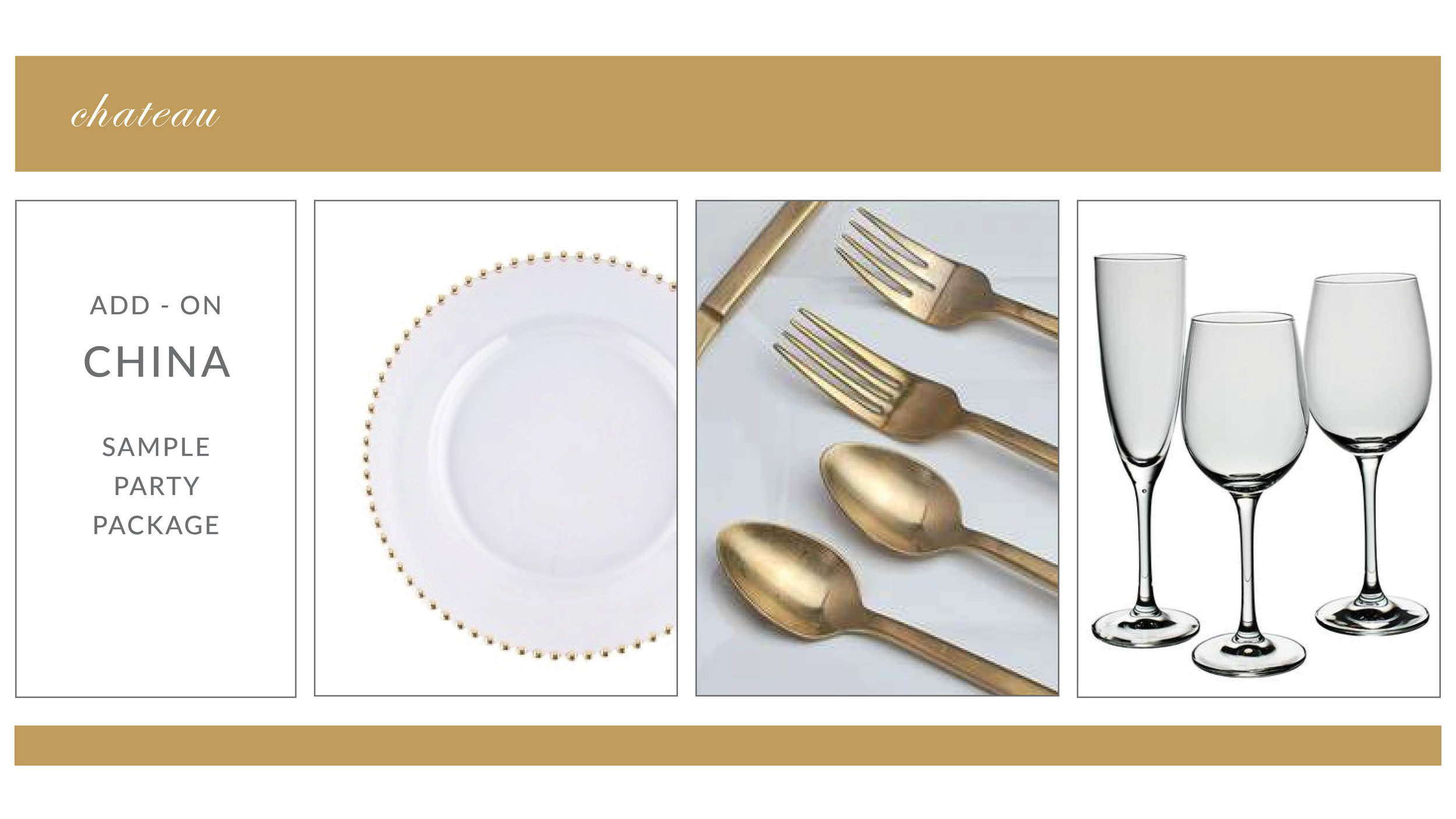 ADD-ON: Chateau China Package