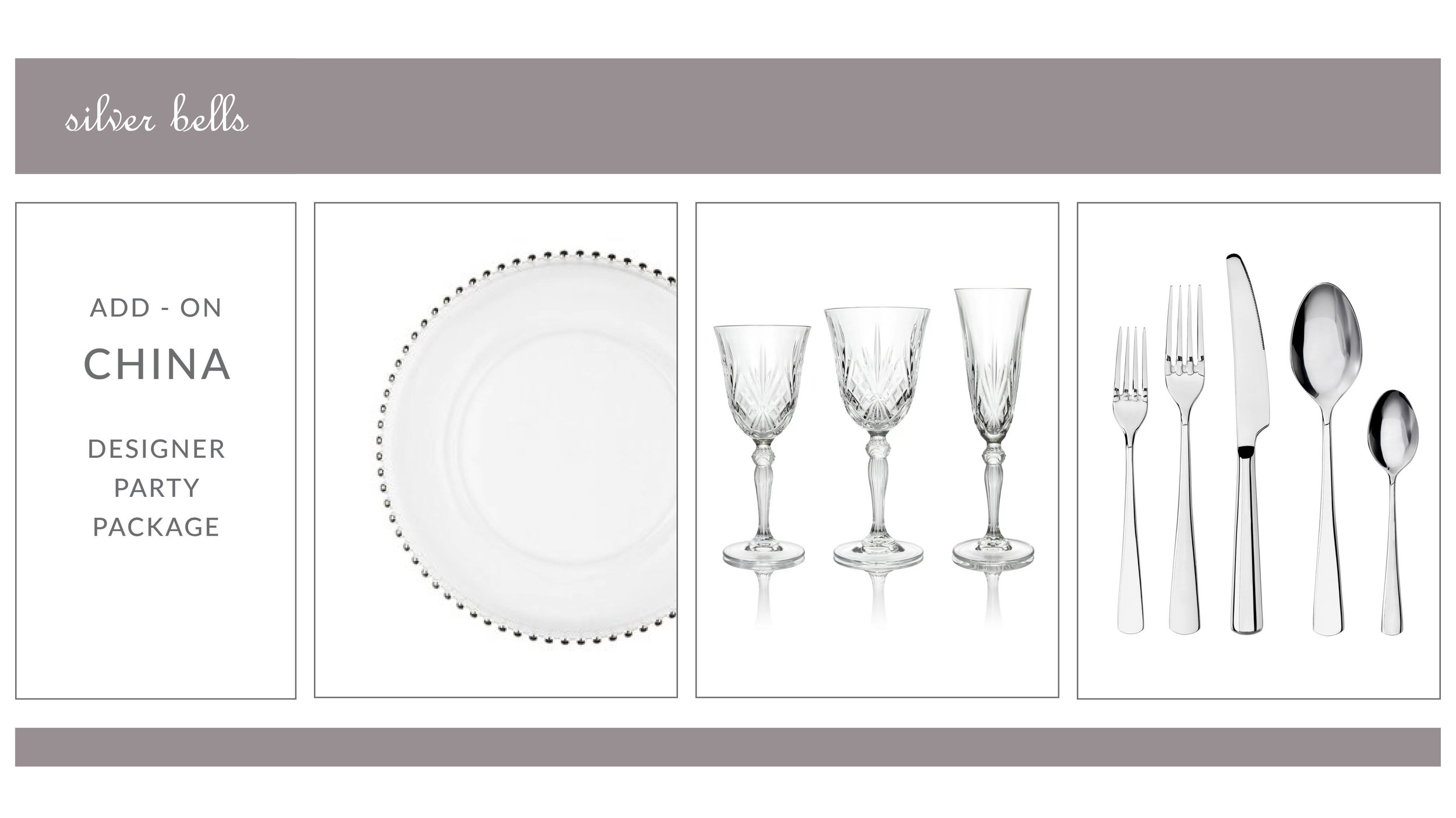 ADD-ON: Silver Bells China Package