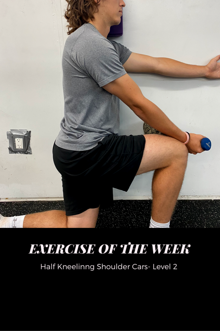 Exercise Of The Week- Half Kneeling Level 2 Shoulder CARs