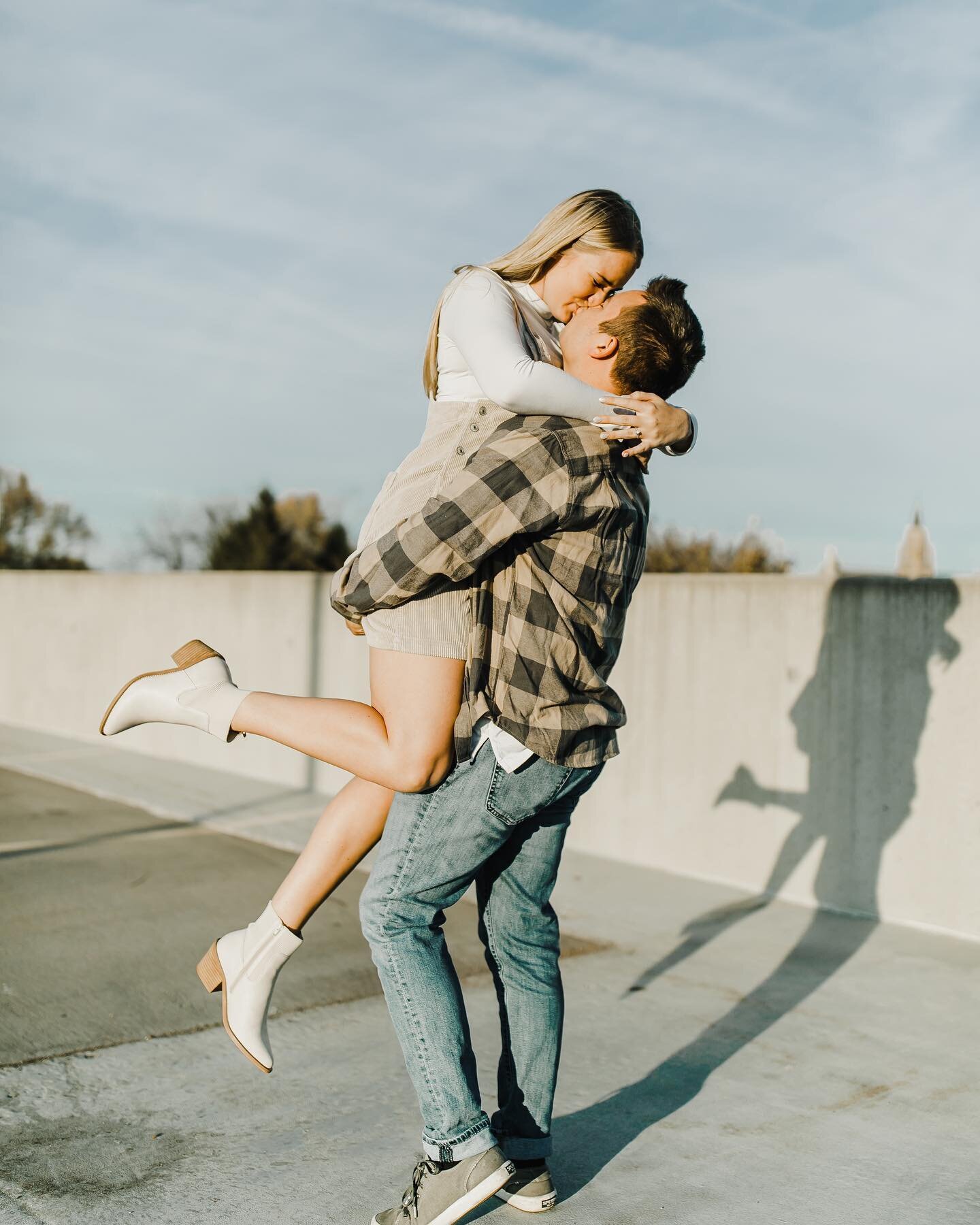 Ran around the top of a parking garage with these two cuties (jk- I walked, they ran 😜) this weekend to finish out my sessions before baby!! Who knew a parking garage at sunset could be so dreamy?! 🥰 @arielmkuhn + @ceciliadphotography , that&rsquo;