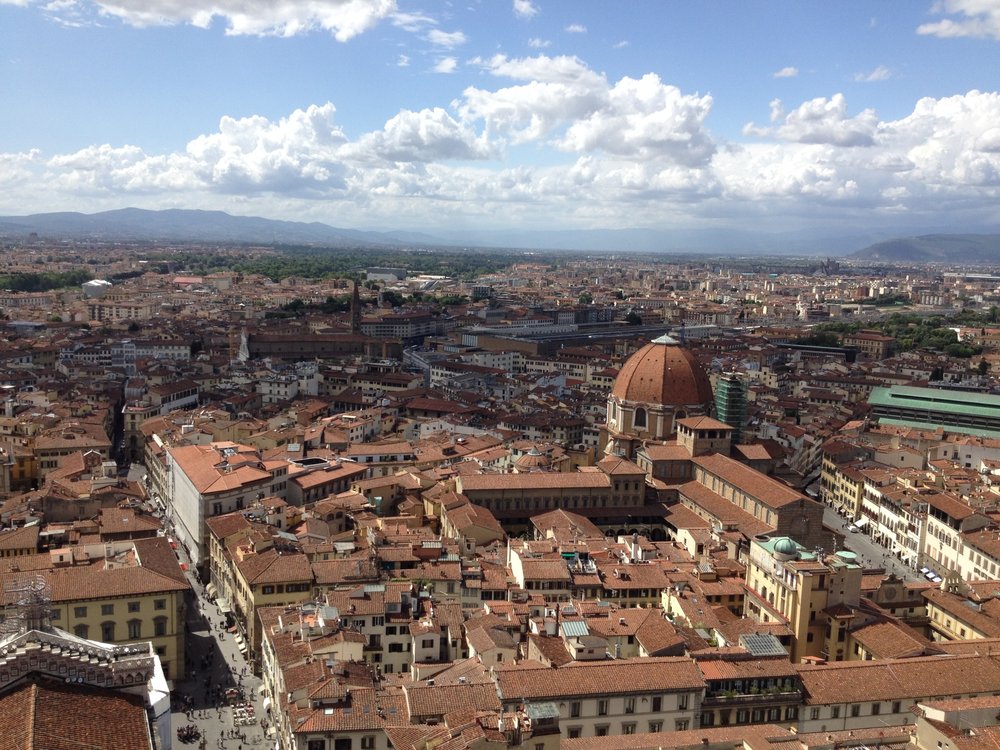 Florence (Firenze), Italy viewed from the Duomo