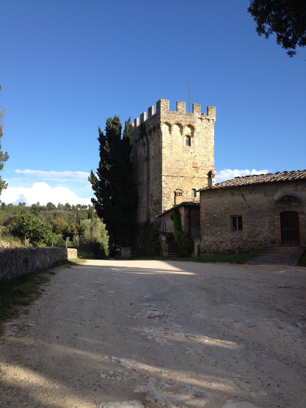 The keep at Spannocchia