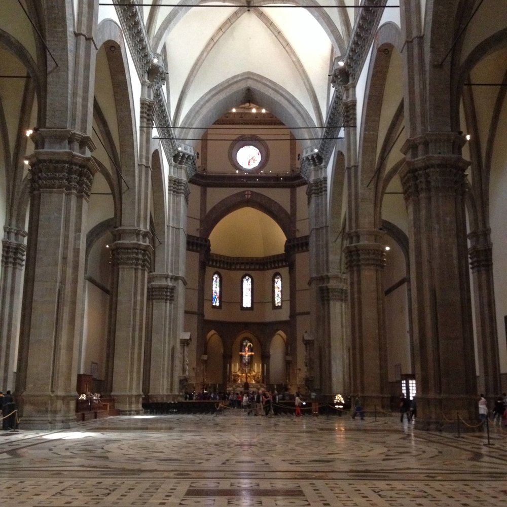 Inside the Duomo of Firenze