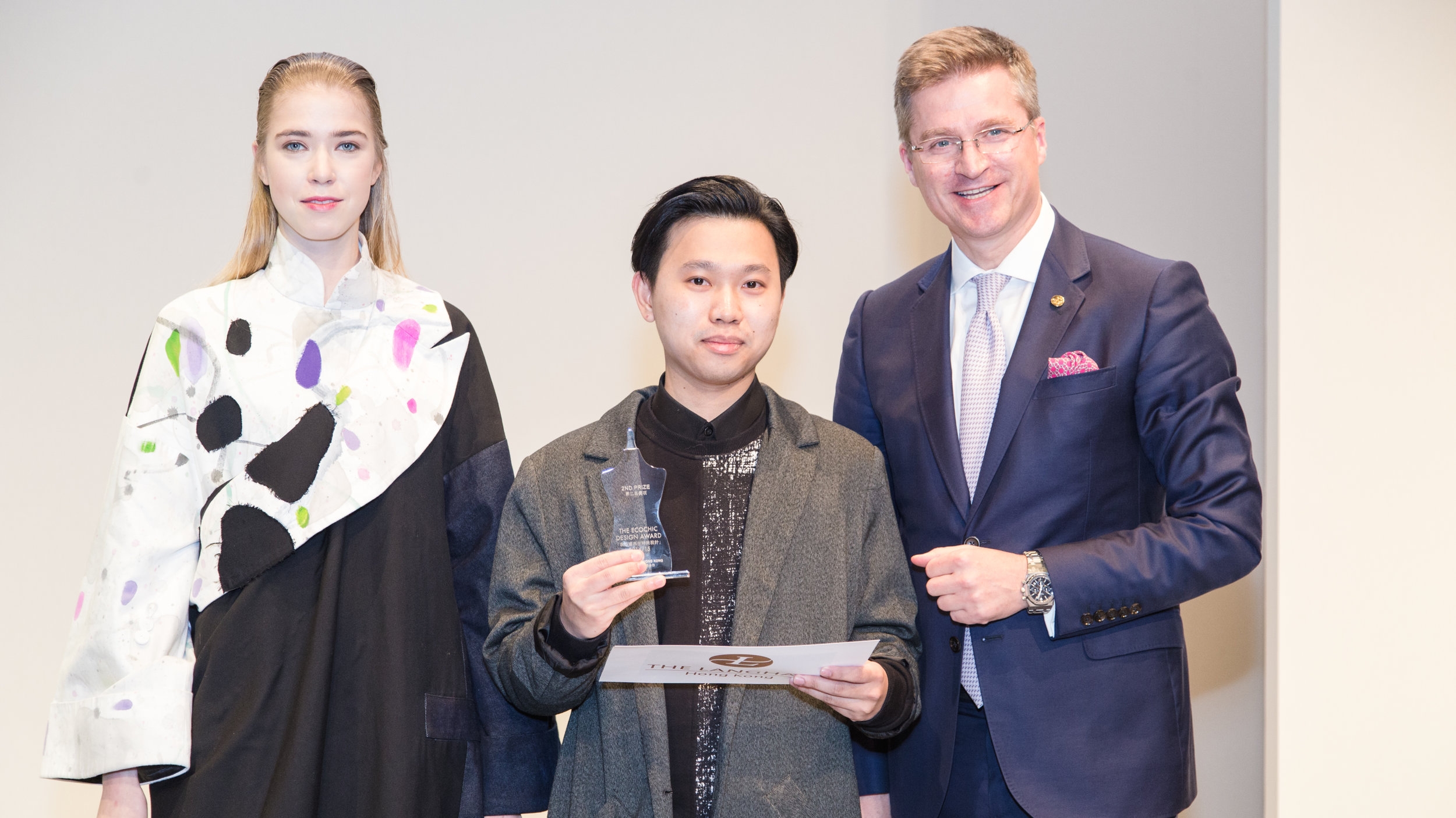 Victor Chu won the Second Prize: The EcoChic Design Award 2014/15 with The Langham, Hong Kong