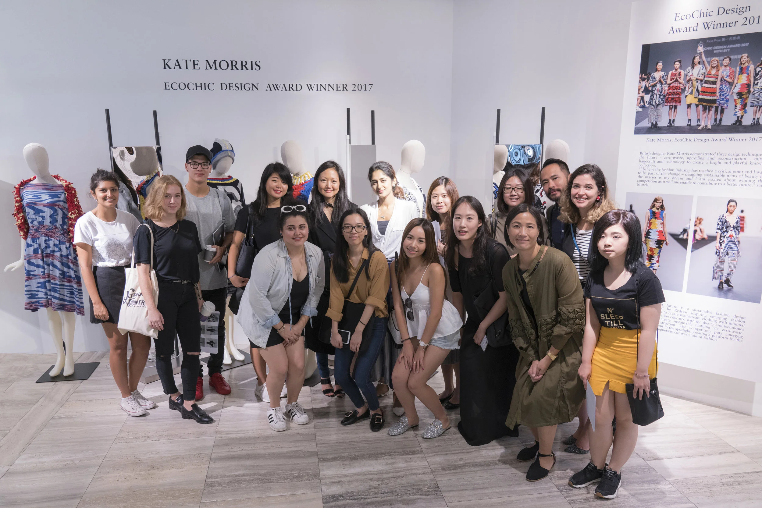 EcoChic Design Award 2017 Installation Lane Crawford, Central, Hong Kong