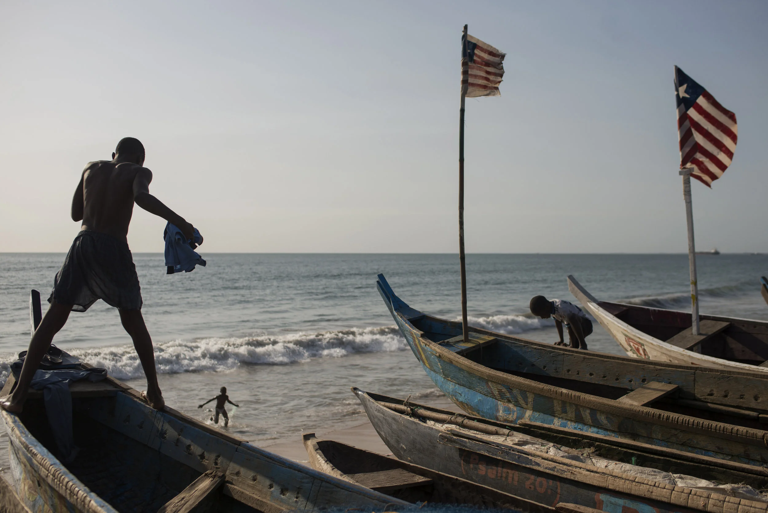 Andrea Bruce | Fishing Boats, Liberia, 2014