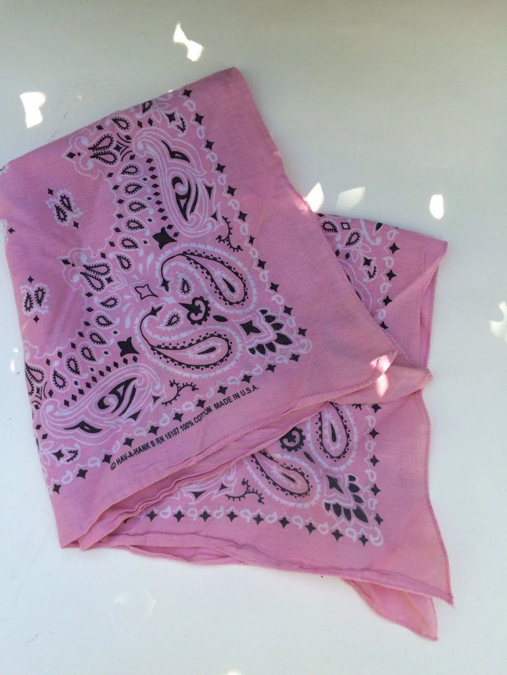 Hav A Hank 70 S Colorfast Made In Usa Vintage Bandana 100 Cotton Free Ship Opium Den
