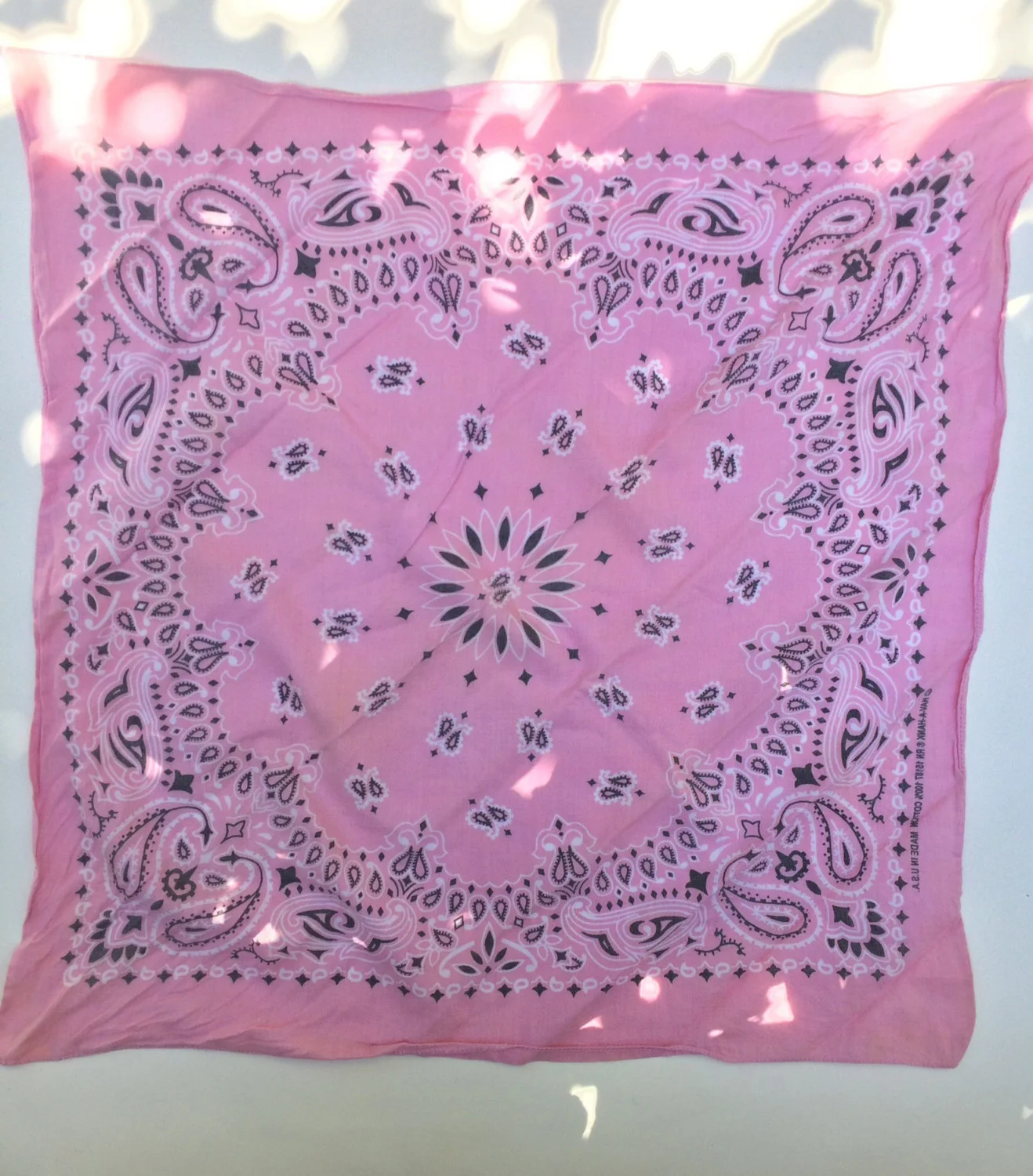 Hav A Hank 70 S Colorfast Made In Usa Vintage Bandana 100 Cotton Free Ship Opium Den