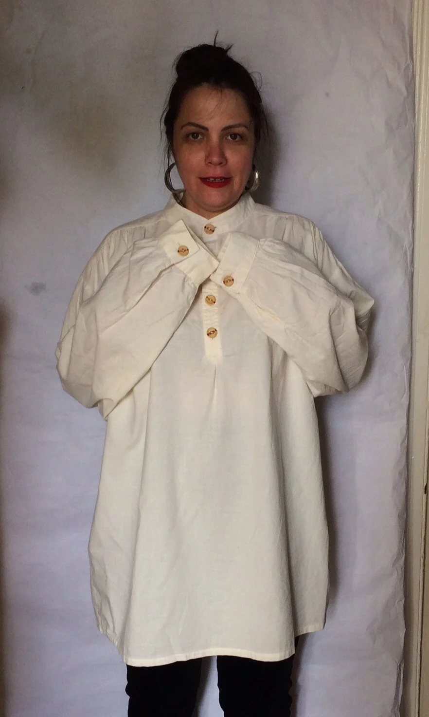 J Peterman Oversized Cotton Puffy 