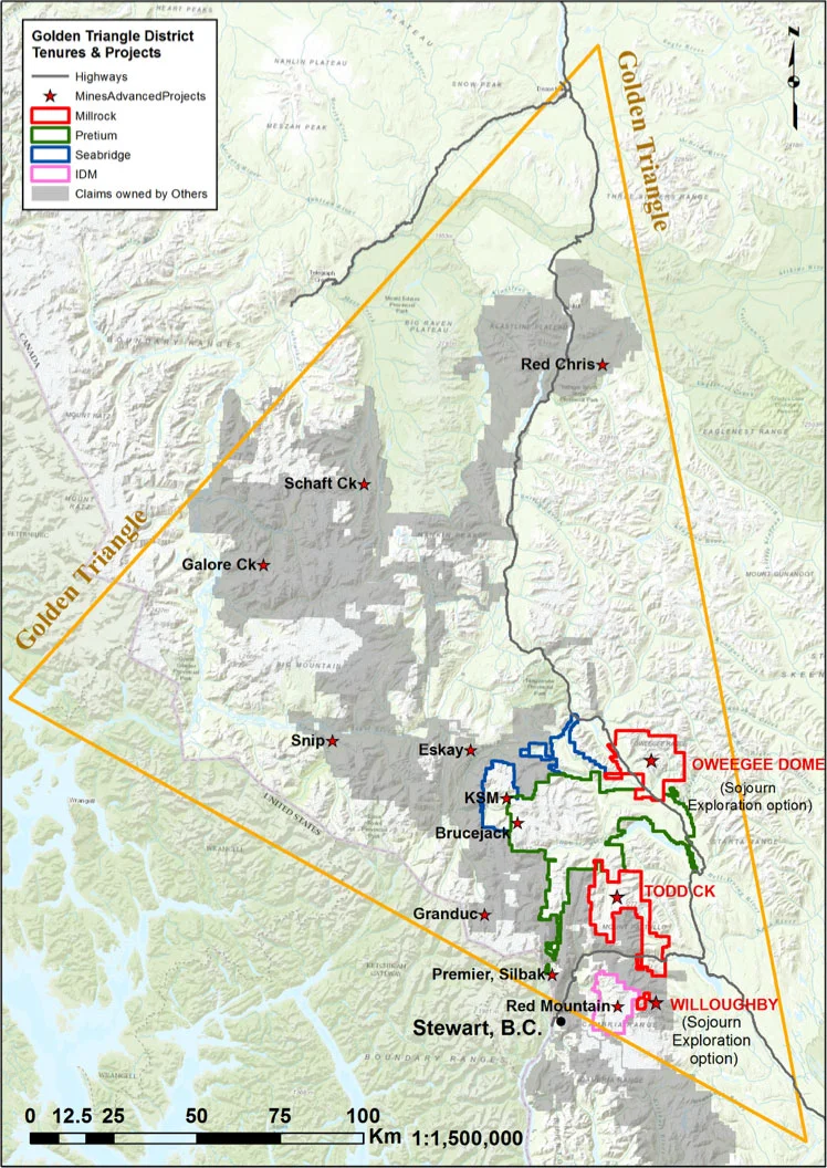 Figure 1 - Todd Creek - Relationship To Deposits