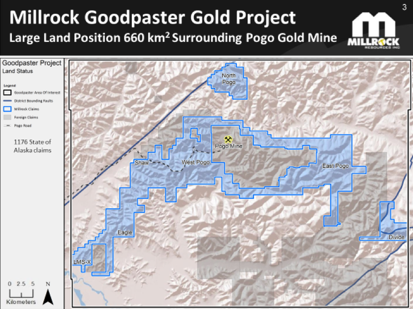 Figure 2.    Goodpaster Project Claim Map