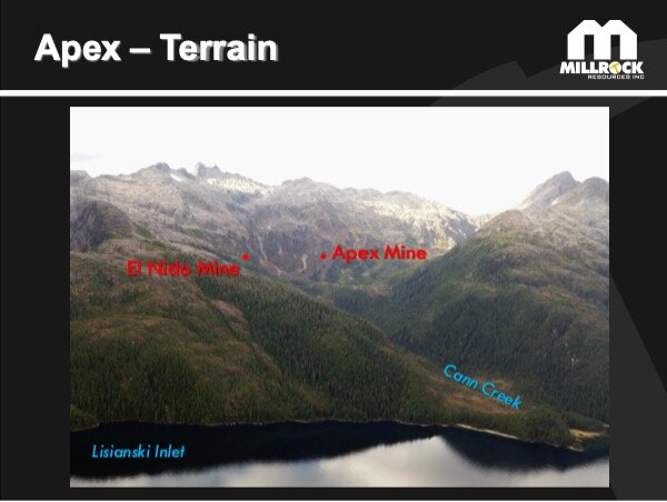 Figure 2.    Apex Gold Project Terrain