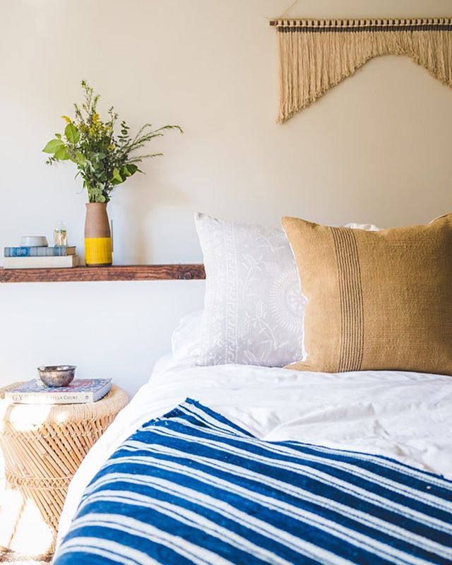 New website new Instagram. A bedroom project my fianc&eacute; and worked on this summer in the foothills of the Angeles Forest. 📷 by @vaughntastic