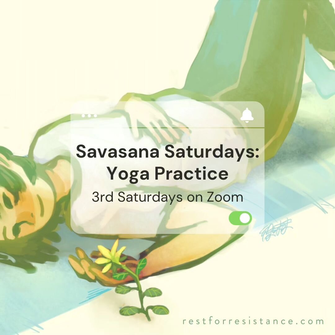 Savasana Saturdays: Yoga Practice is a time to be with gentle movement and deeper restfulness in an asana sequence.

Classes are led by Floria Fernandes (@floor.it.fernandes).

We practice together at 10 am est / 7:30 pm ist, every 3rd Saturday each 