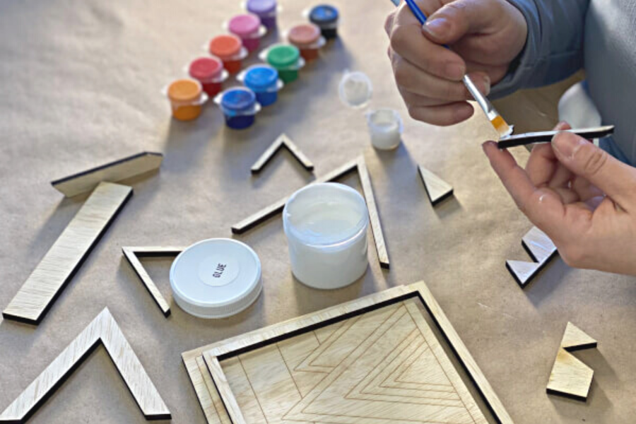 Wood Mosaic Puzzle