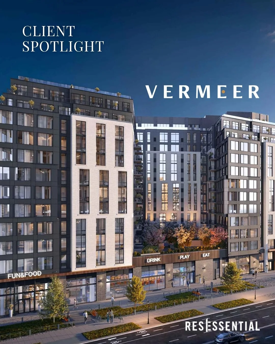 🏠 Tucked along the Anacostia waterfront, Vermeer brings a sense of calm and connection to Buzzard Point living.
With modern design, open spaces, and a rooftop made for golden-hour views, it&rsquo;s where city energy meets laid-back comfort. Here, ev