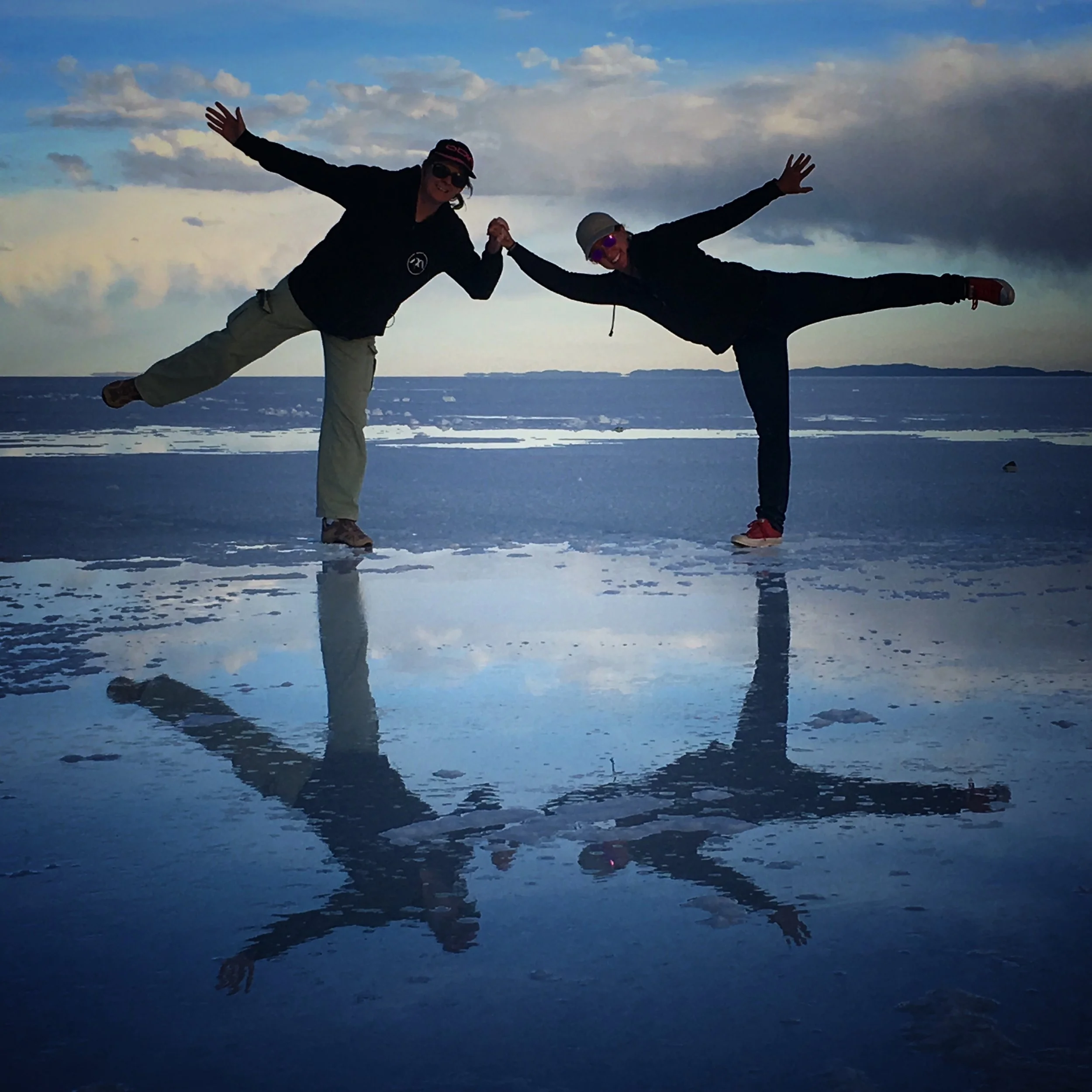 playing with reflections - Salar de Uyuni