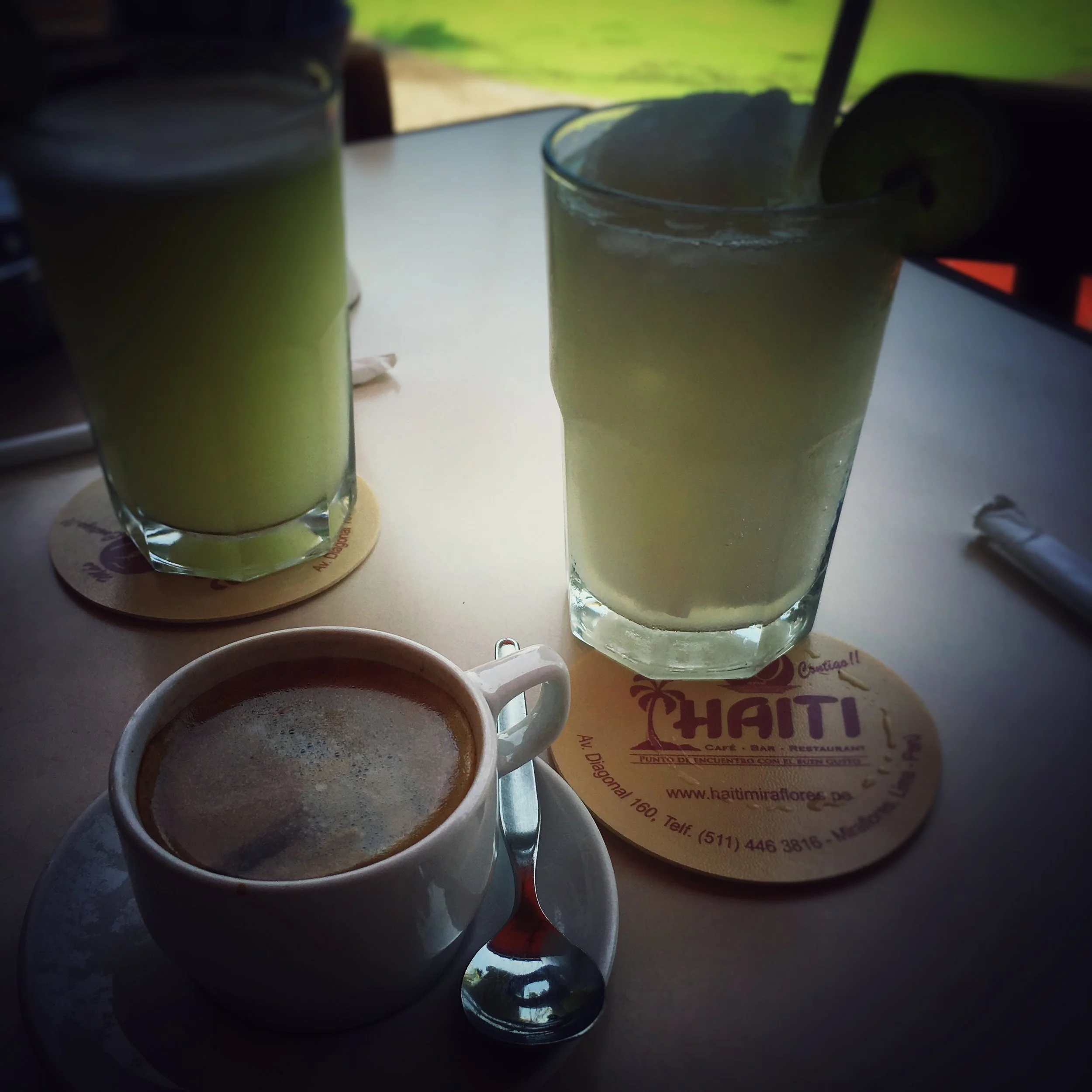 1960's cafes: cafe, chilcanos & limonada