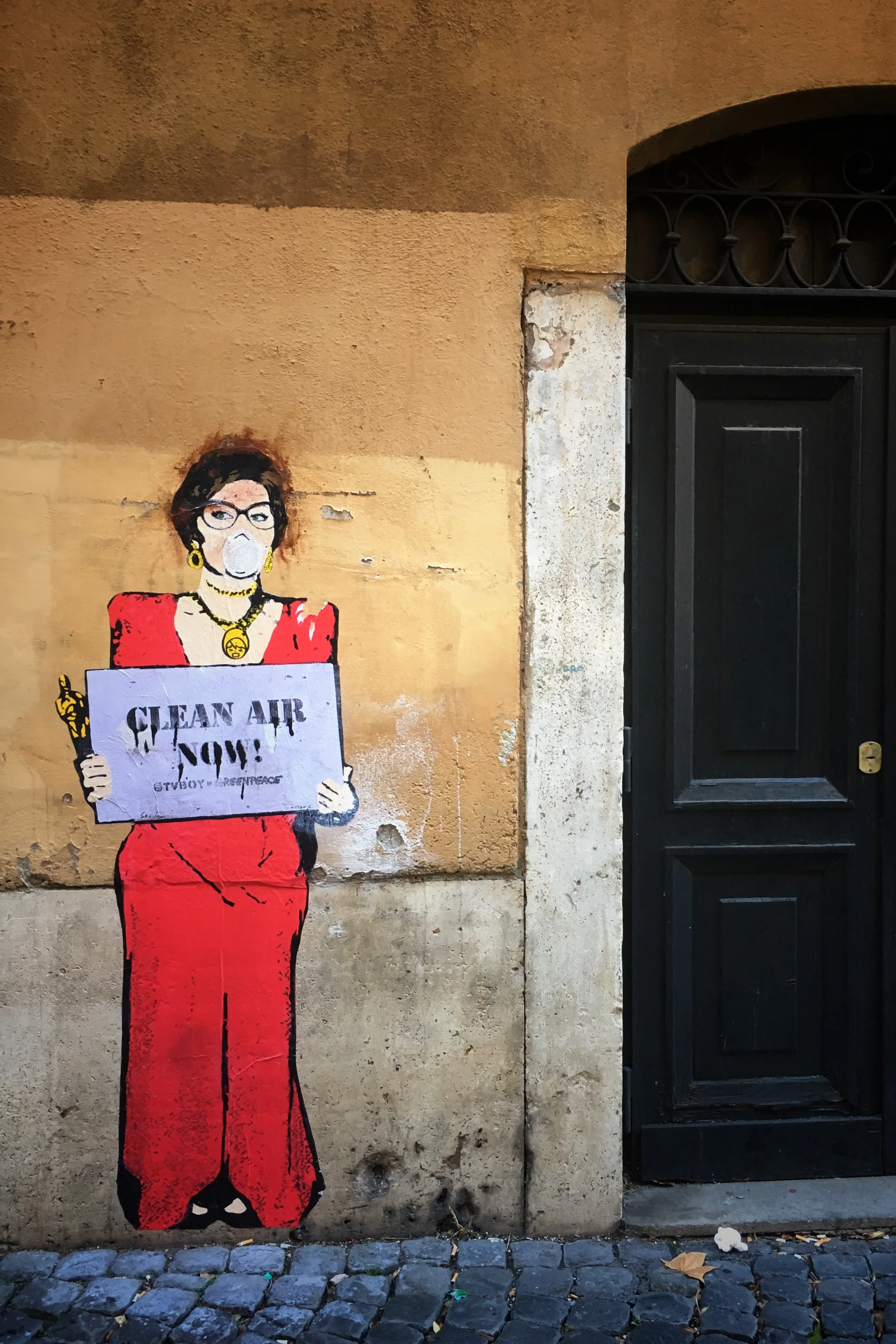 Roma: by @tvboy for Greenpeace 