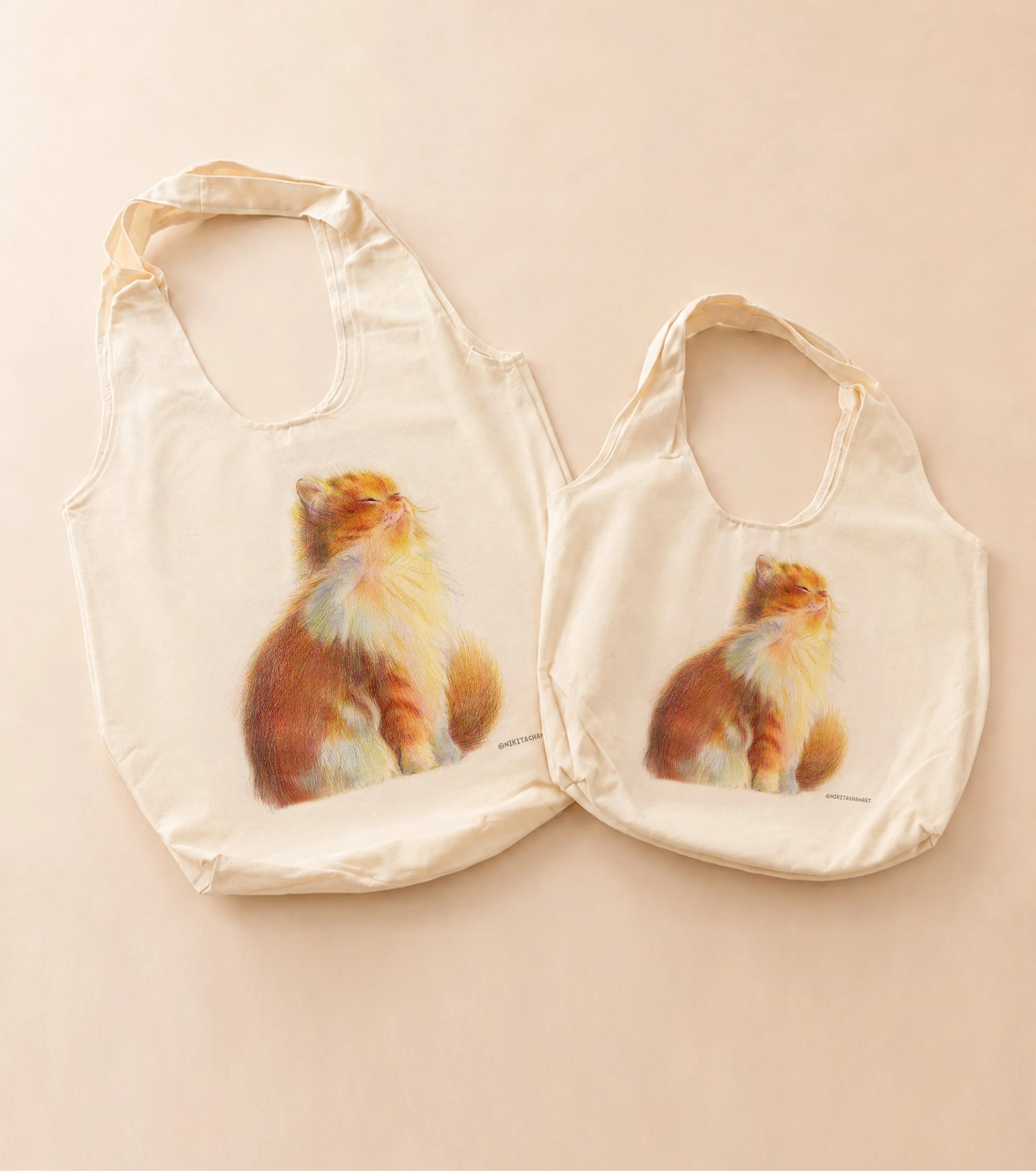 Glowing Fluffy Canvas Tote