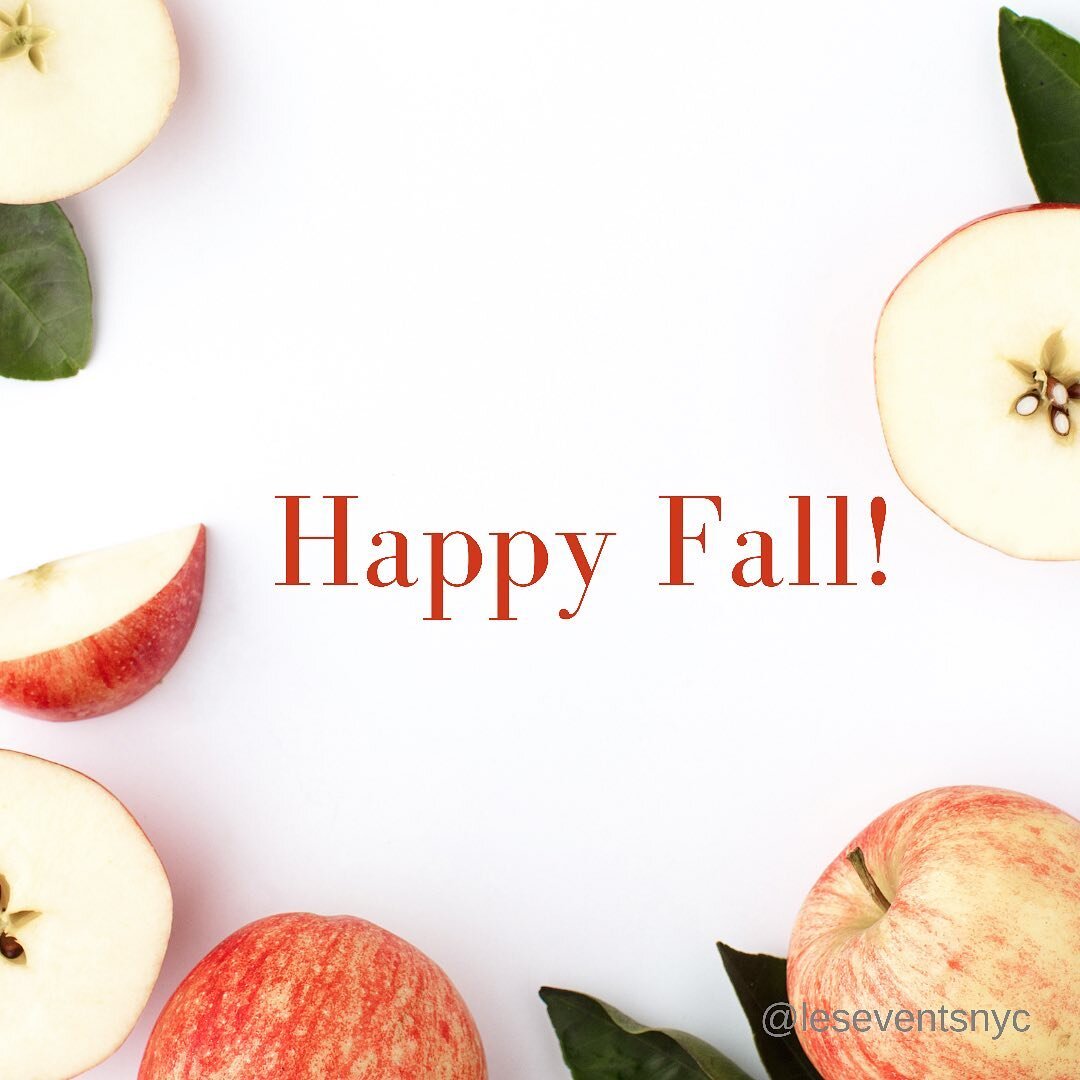 It&rsquo;s our favorite time of year again! Wishing you all a wonderful fall!