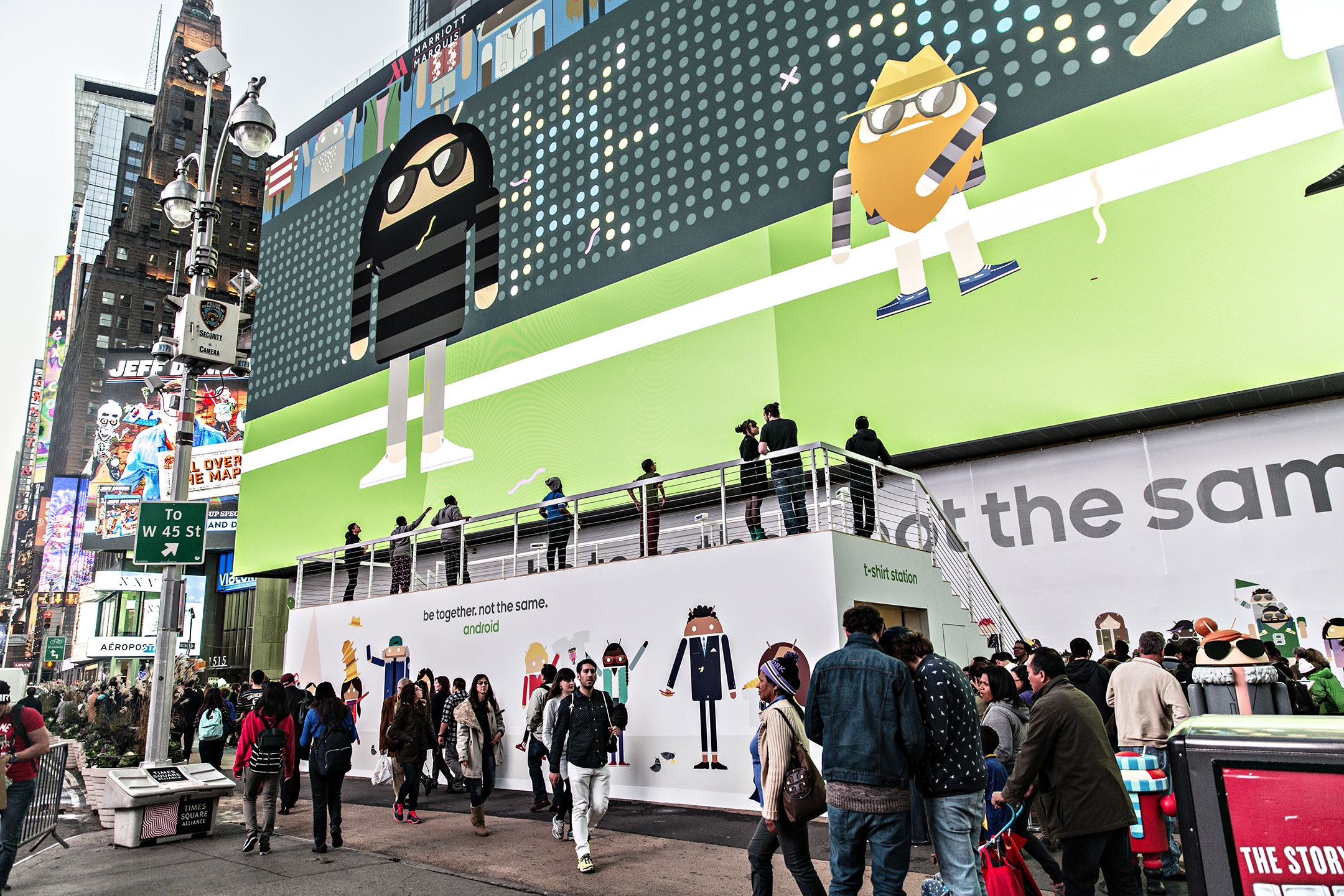 Androidify Times Square Lucas Chung