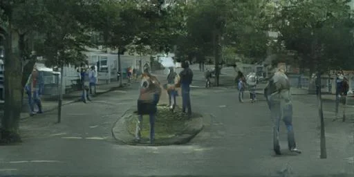 This image shows that when the input image diverges too much from the existing training data, it produces a poor result.