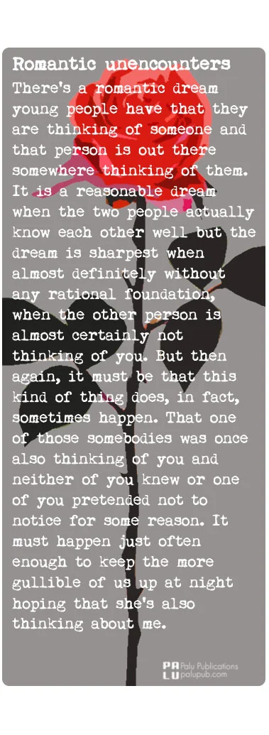 Romantic unencounters
