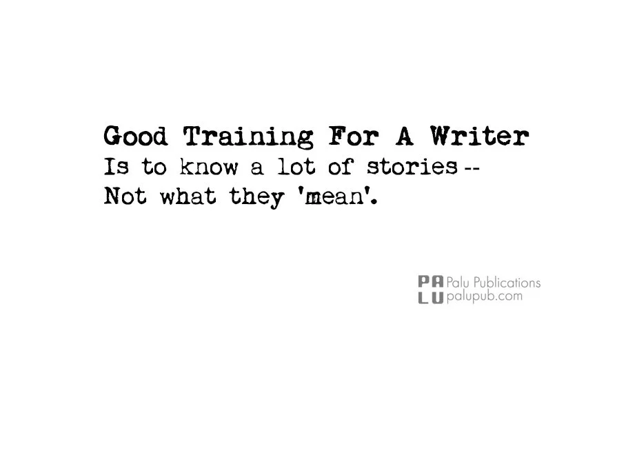 Good Training For A Writer
