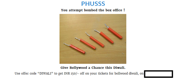 Note the positive call to action in this results page