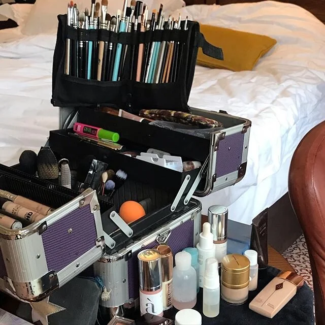Today&rsquo;s #makeupmess. Totally inspired by my client today. #awardwinner #professor #inspirationalwomen .
.
.
#makeup #eventmakeup #mua #promakeup #makeupartist #lovemyjob