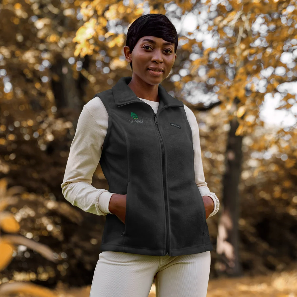Women's Columbia fleece vest — Helmast Park