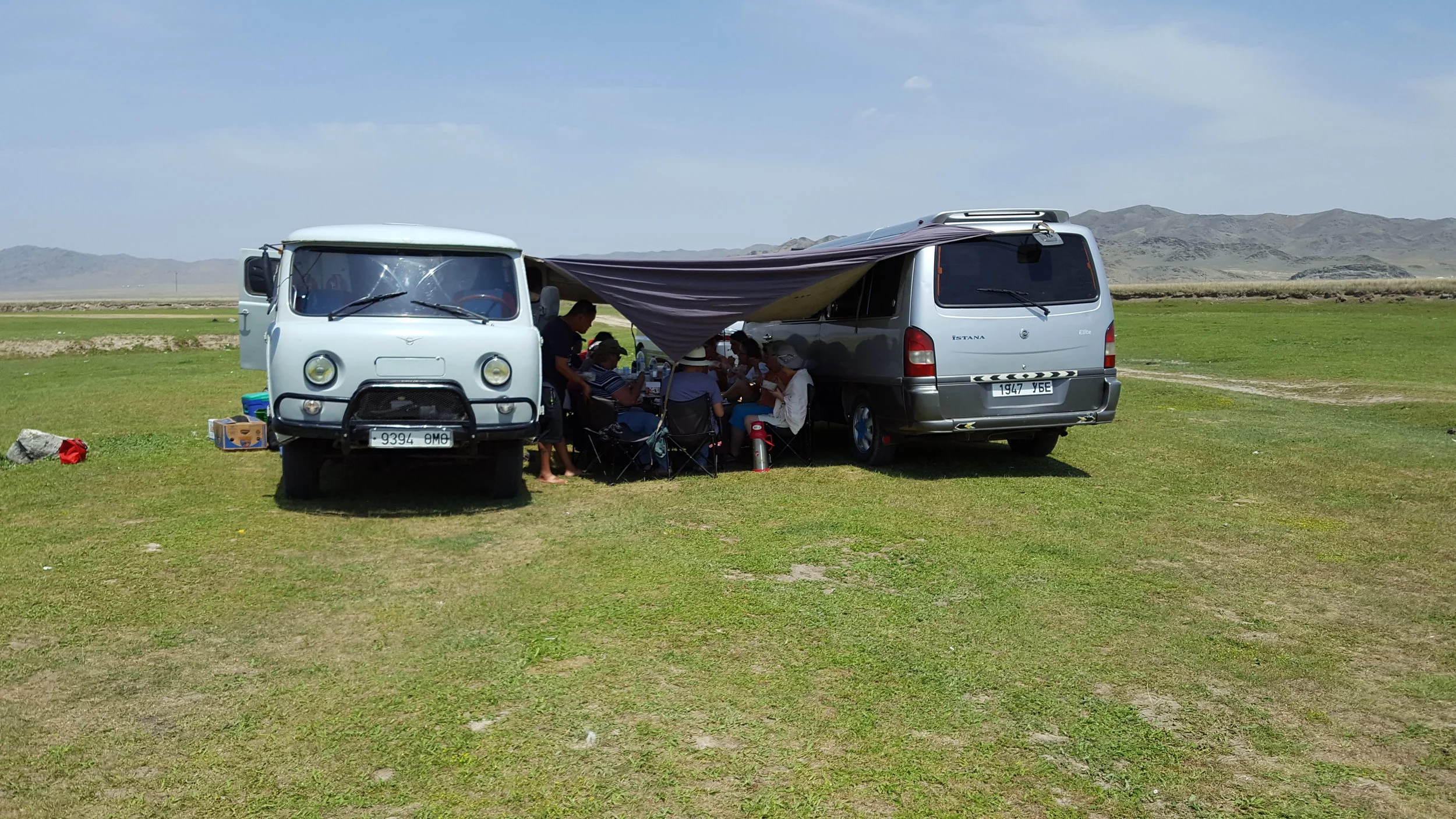 Lunch on the steppes