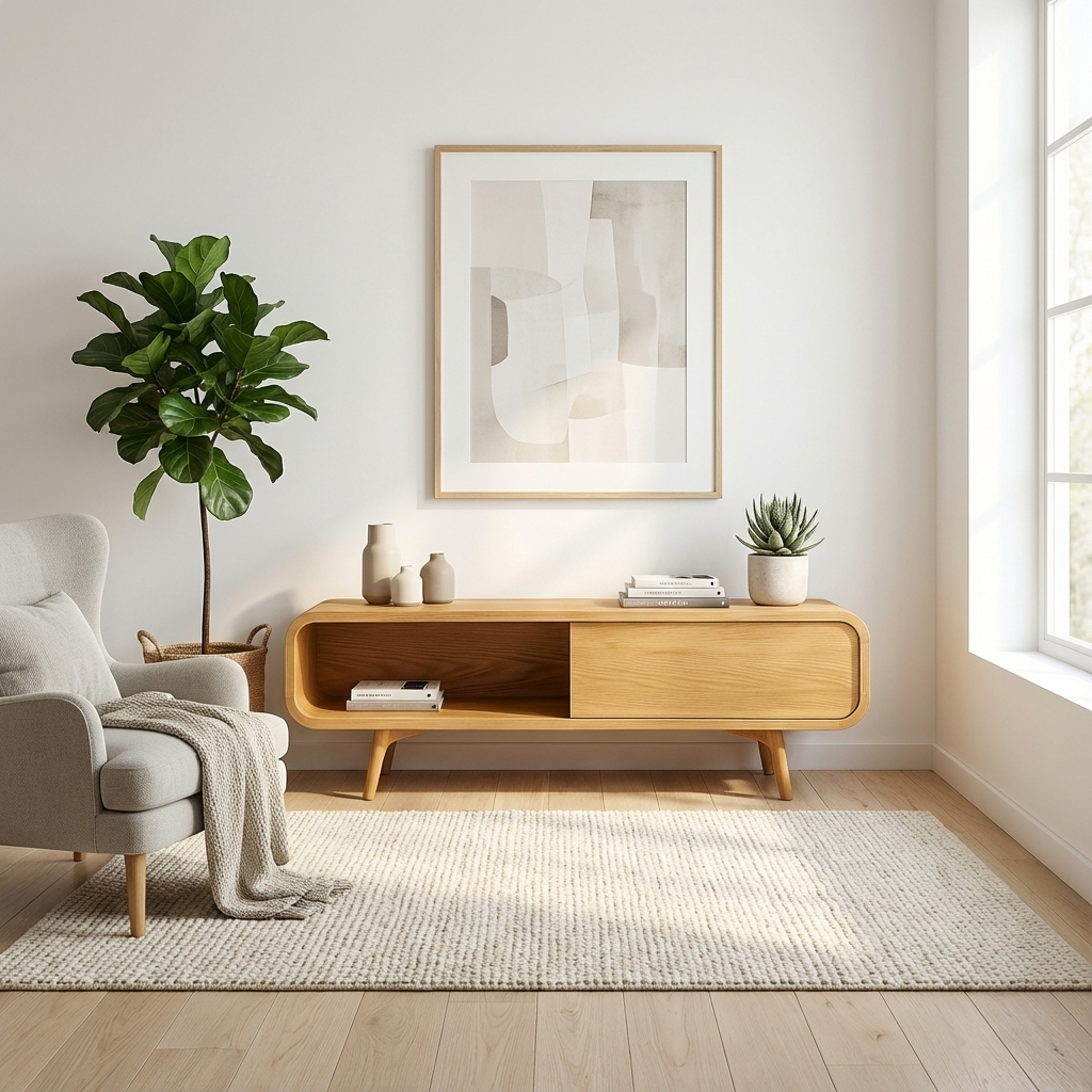 Low TV Unit with shelf KAF-5