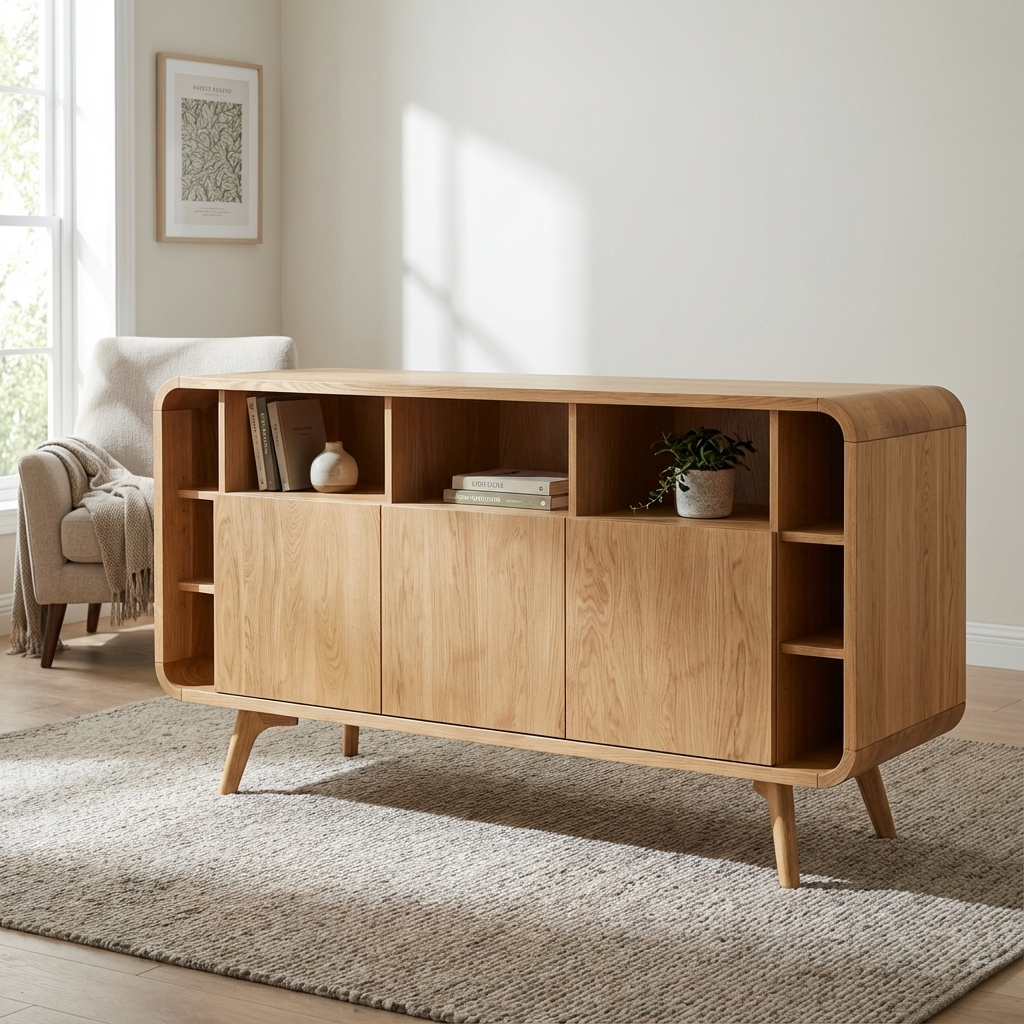 Natural Wood Art Deco furniture handmade — Oak Studio Designs