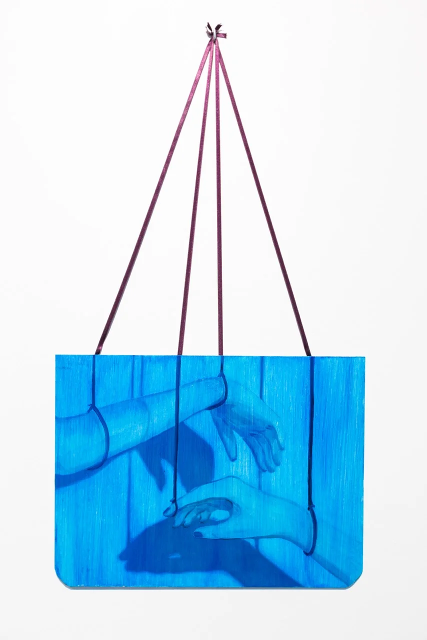 Lise Stoufflet, Sans-titre , 2017. Huile sur bois, 30 cm x 40 cm