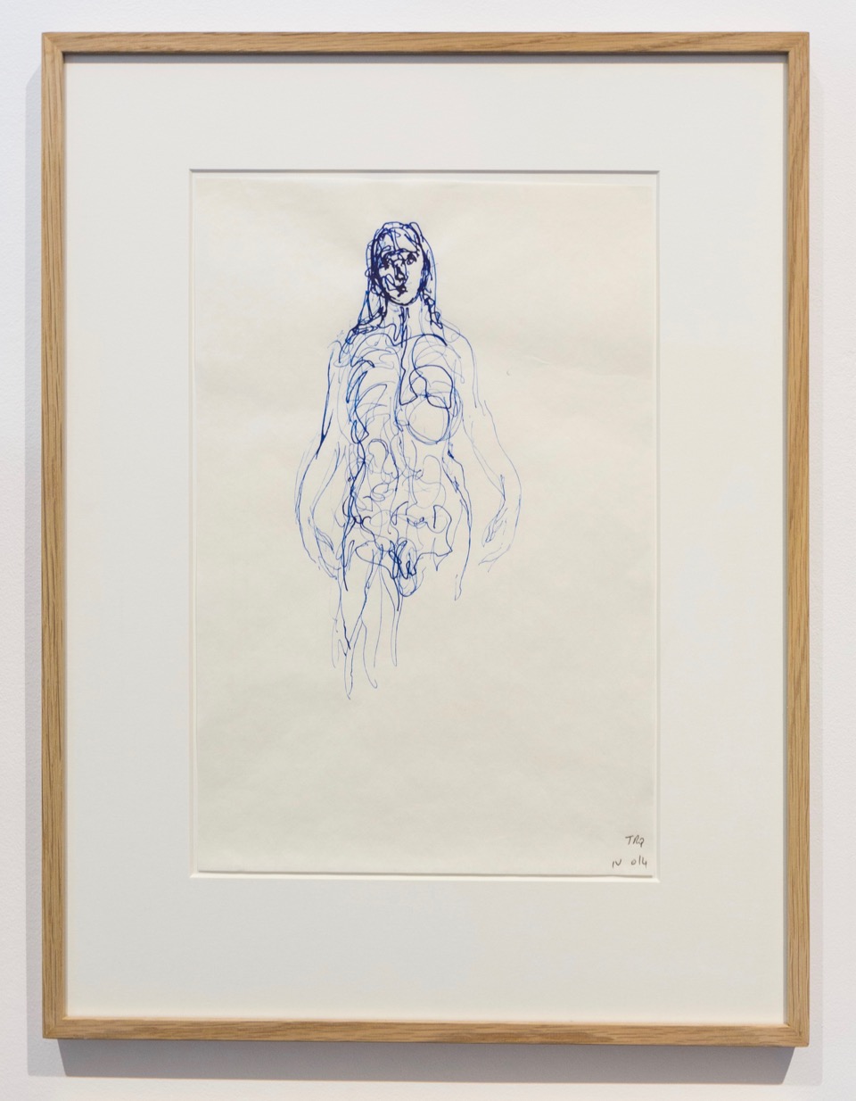  Gérard Traquandi,  Sans-titre , 2014. Encre sur papier japon, 34,5 cm x 22,8 cm 