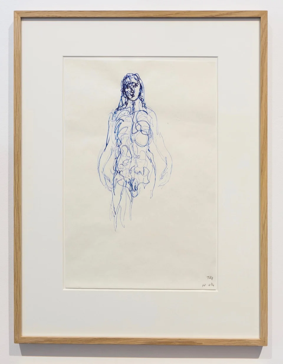 Gérard Traquandi, Sans-titre , 2014. Encre sur papier japon, 34,5 cm x 22,8 cm