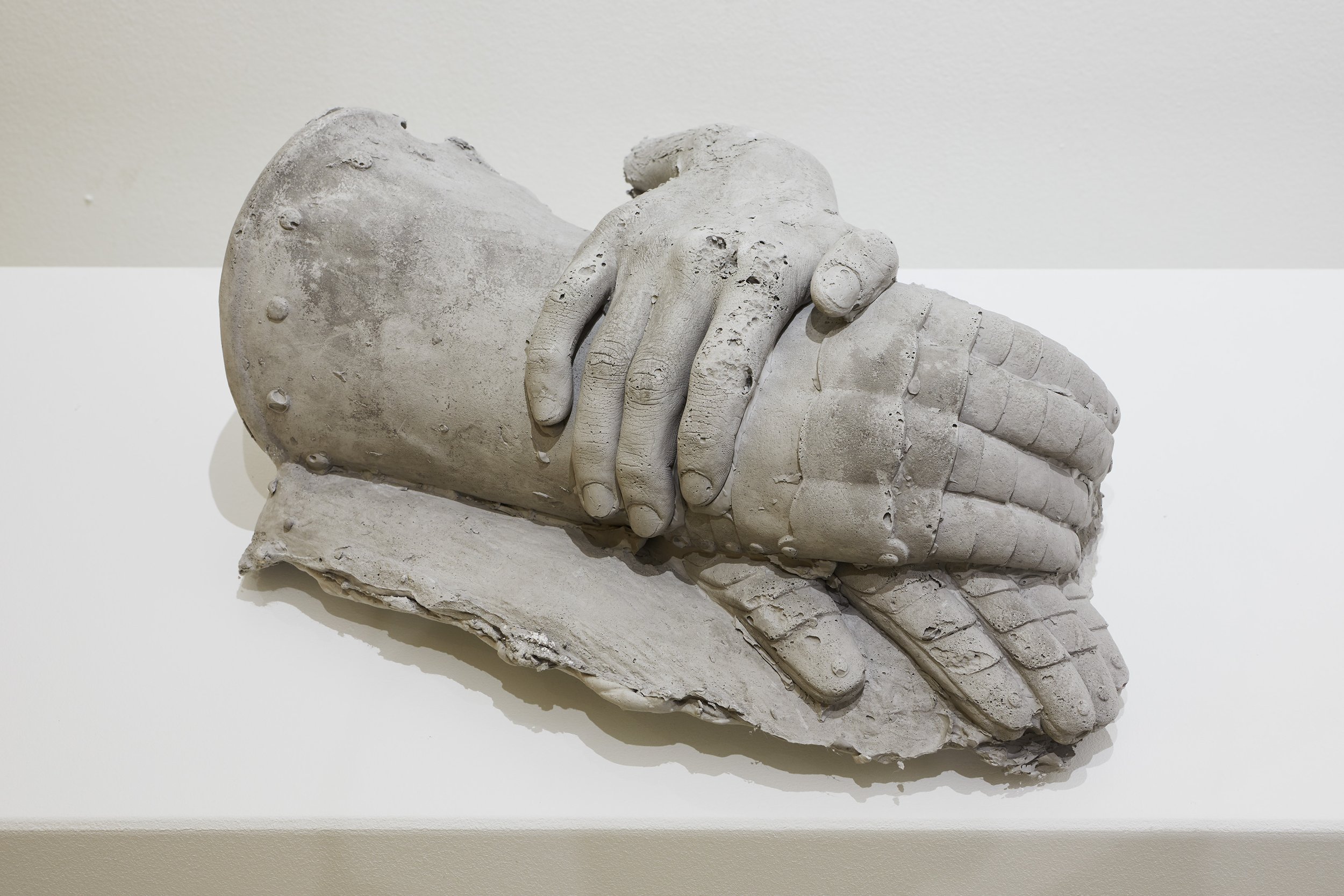   Les mains de Jeanne d’Arc , 2019  Concrete, steel   34 x 25 x 15 cm   Ed. 6 + 2 E. A.   INQUIRY  