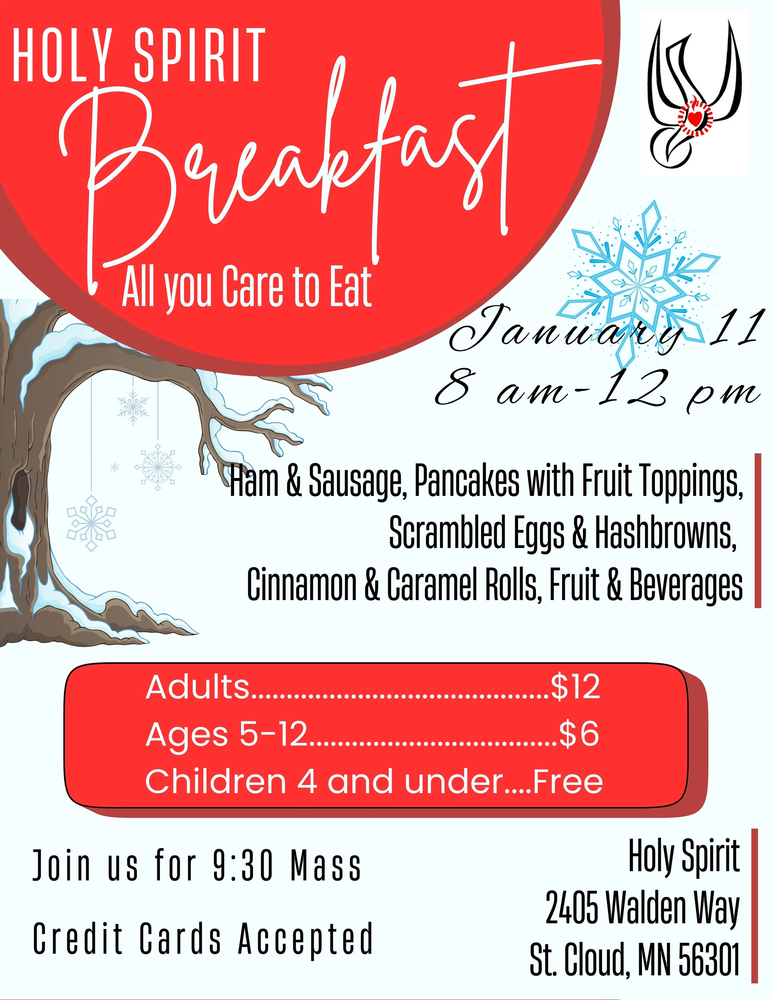 Holy Spirit Parish Breakfast