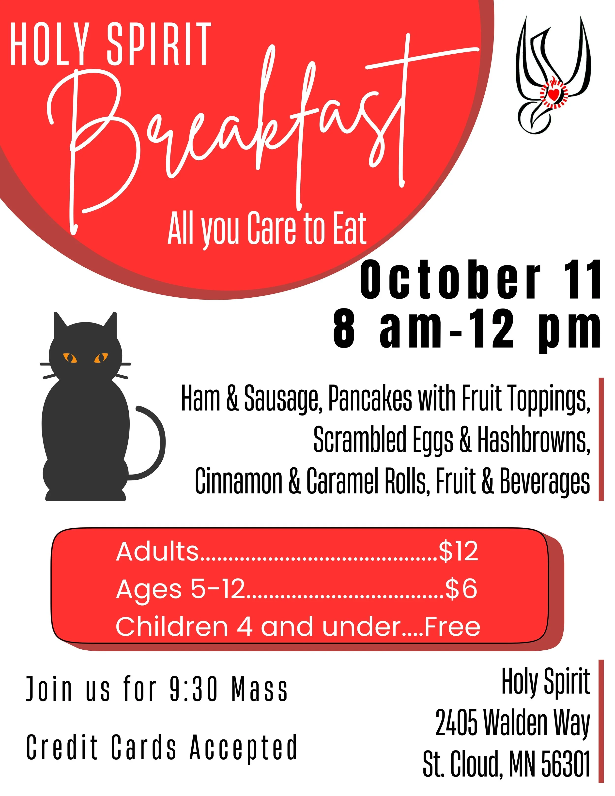Holy Spirit Church Breakfast