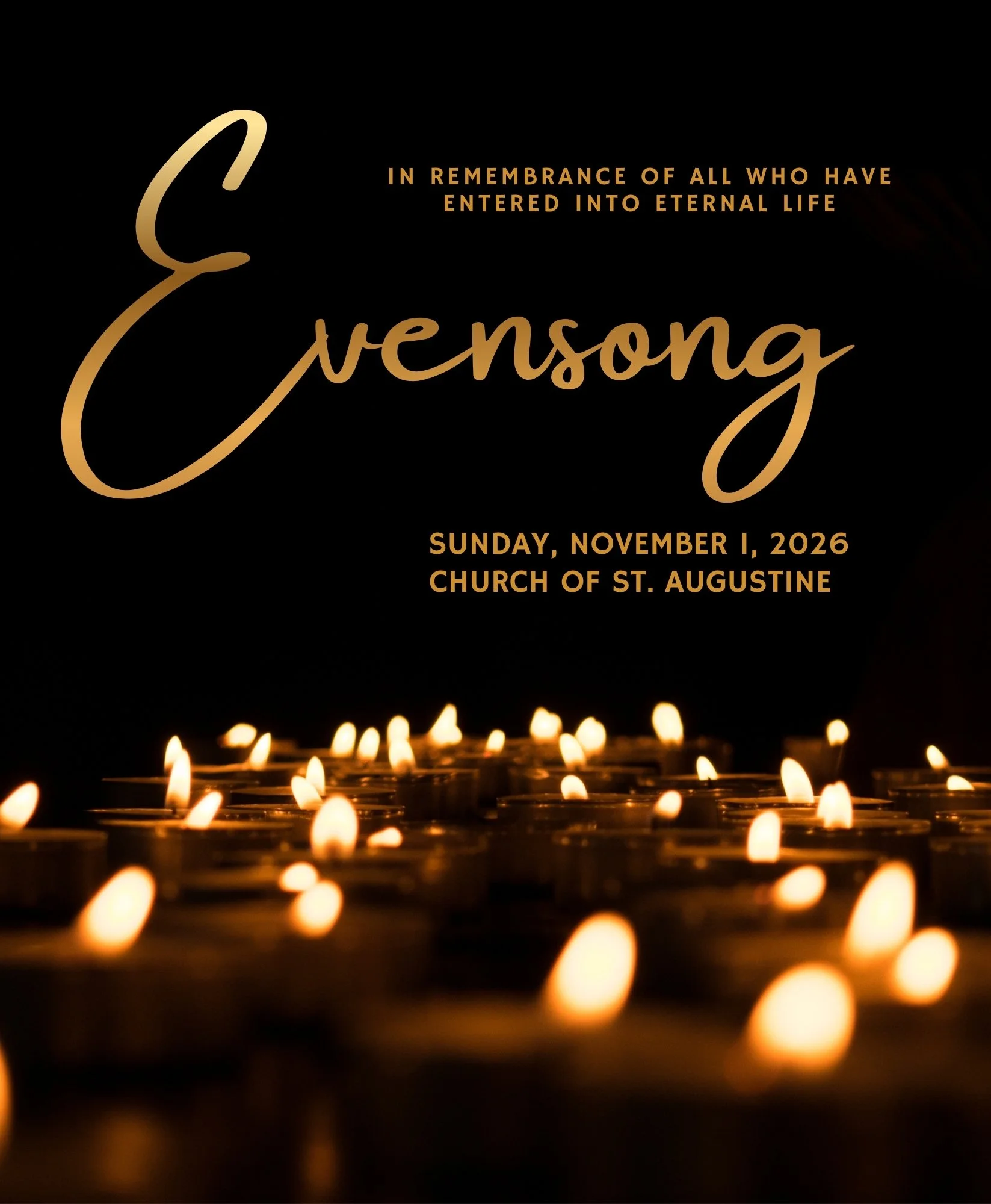 Evensong - Prayers of Remembrance