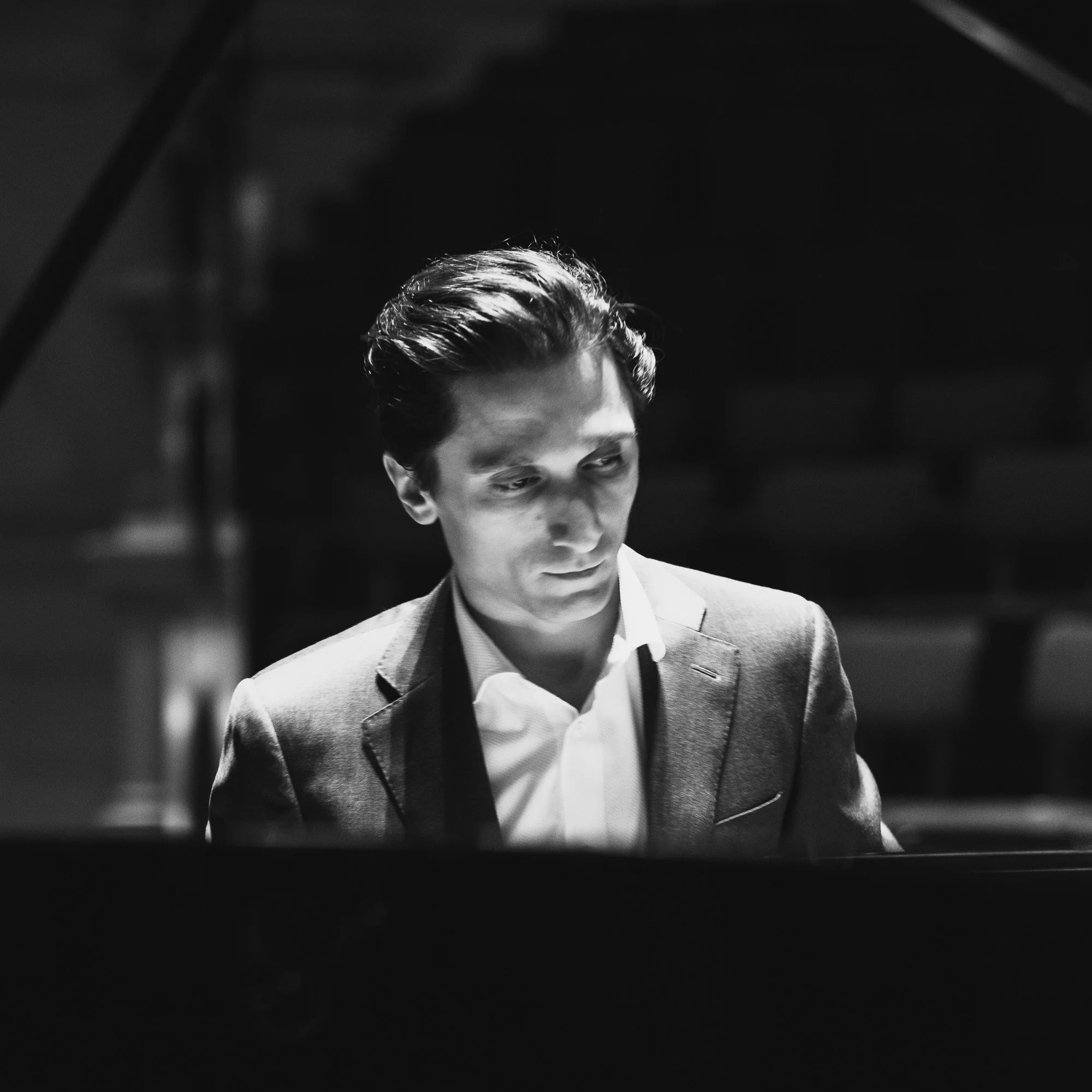  Pianist Alexander Romanovsky just before his recital at the Royal Concertgebouw in Amsterdam, October 2018 