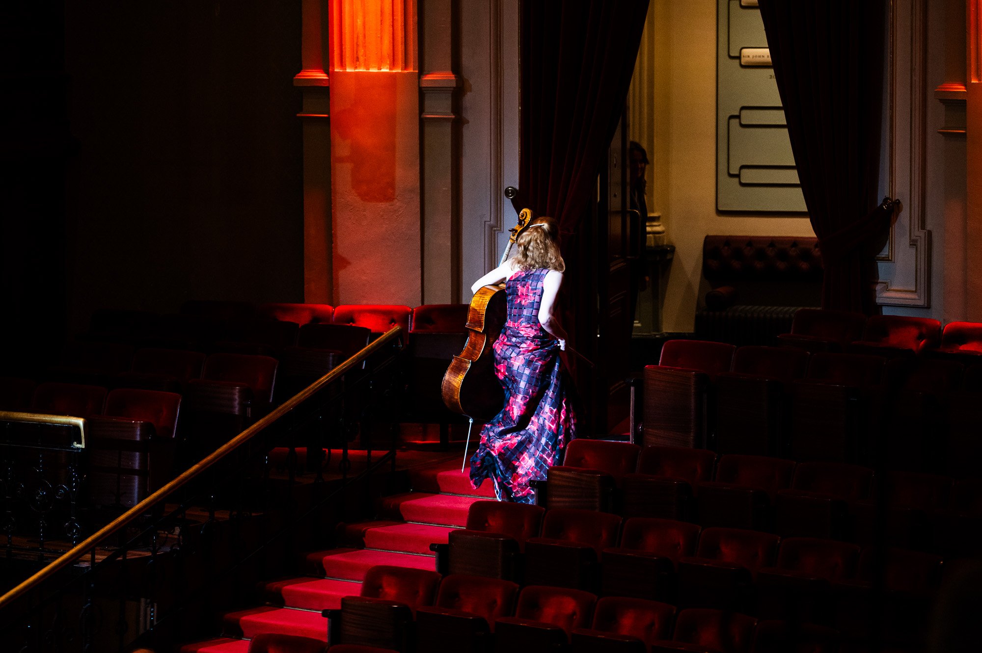  Cellist Harriet Krijgh after her performance with the Netherlands Chamber Orchestra at the Royal Concertgebouw in Amsterdam, October 2023 
