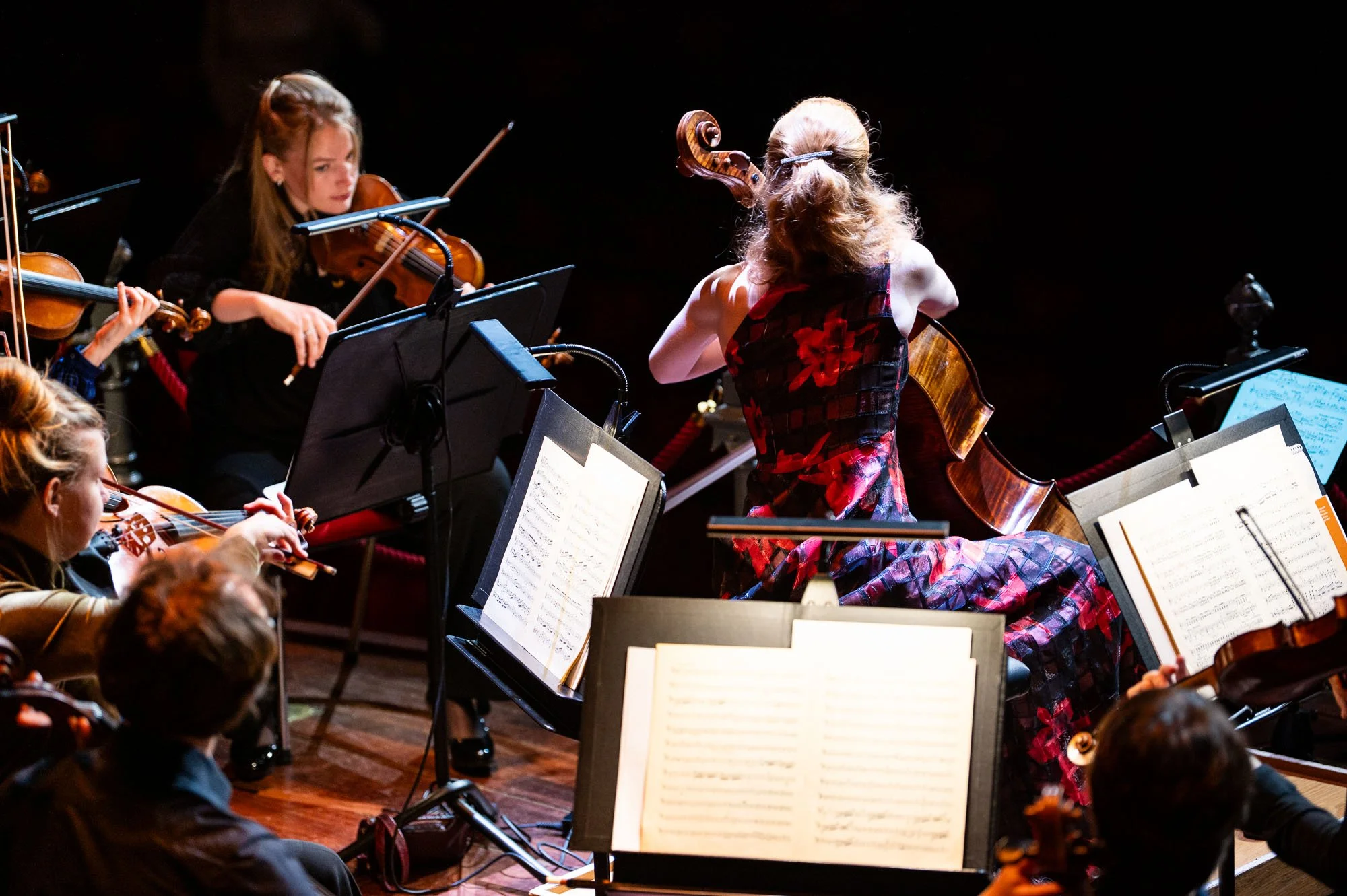  Cellist Harriet Krijgh and the Netherlands Chamber Orchestra at the Royal Concertgebouw in Amsterdam, October 2023 