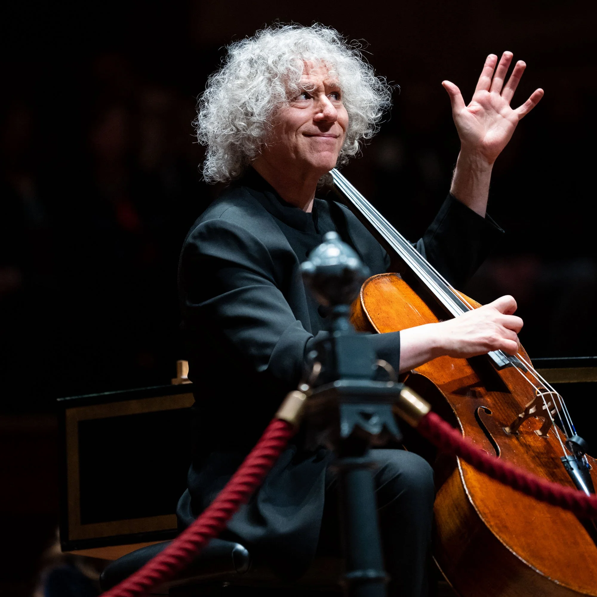  Cellist Steven Isserlis with the Netherlands Chamber Orchestra at the Royal Concertgebouw in Amsterdam, April 2023 