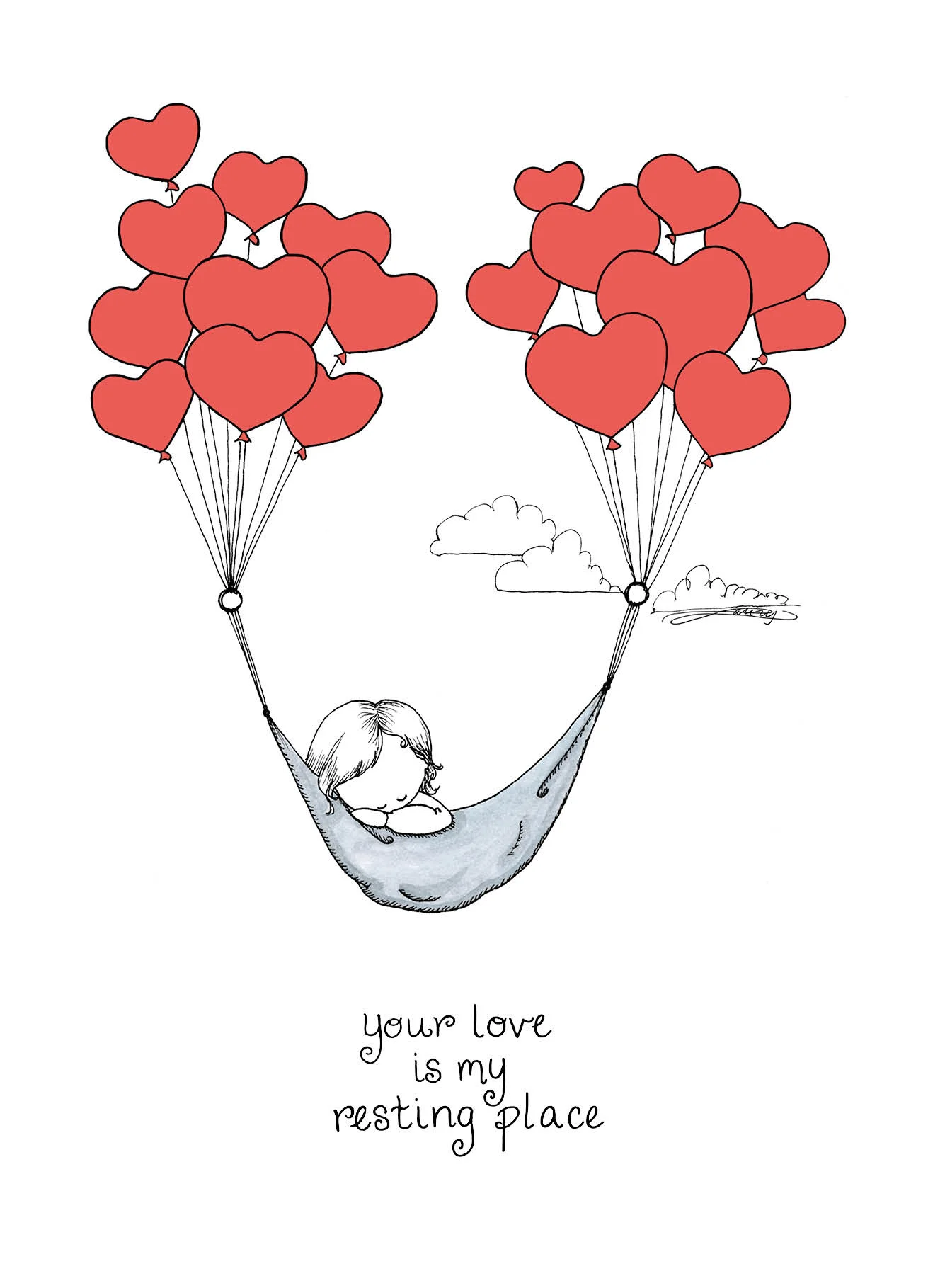 Your Love Is... postcard (eng)